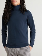 John Smedley - Merino Wool Rollneck Sweater - Blue