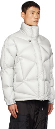 Moncler Genius 1 Moncler Pharrell Williams Gray Oak Down Jacket