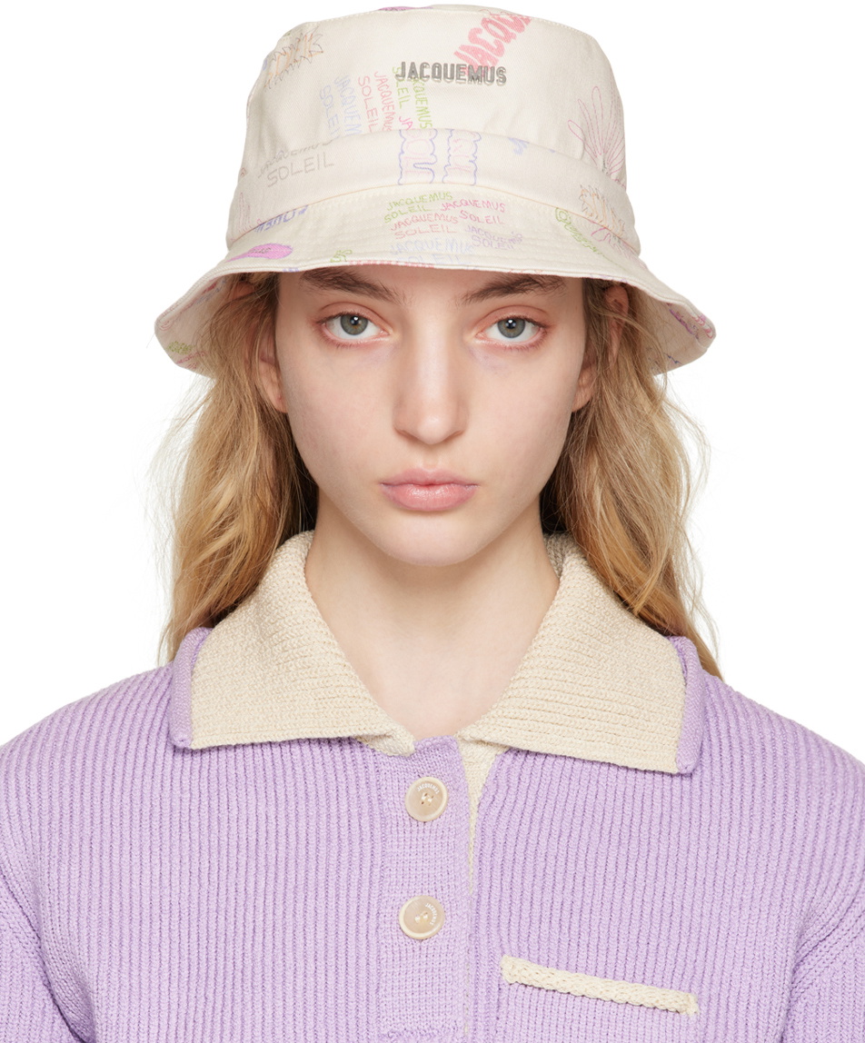 Jacquemus Beige 'Le Bob Gadjo' Bucket Hat