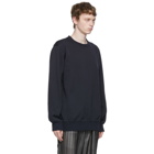 Comme des Garcons Homme Deux Navy Jersey Sweatshirt