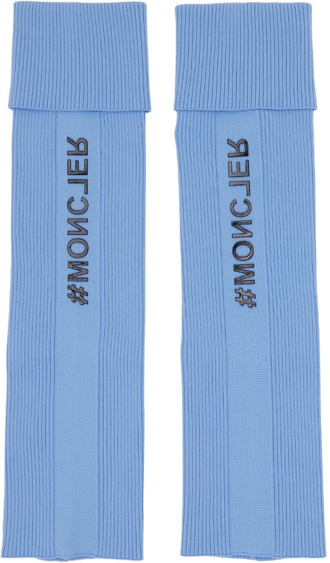 Photo: Moncler Grenoble Blue Legwarmer Socks