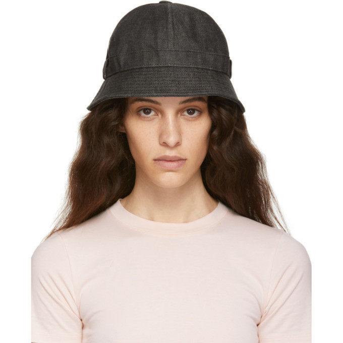 Acne Studios Black Bla Konst Denim Alvy Bucket Hat Acne Studios