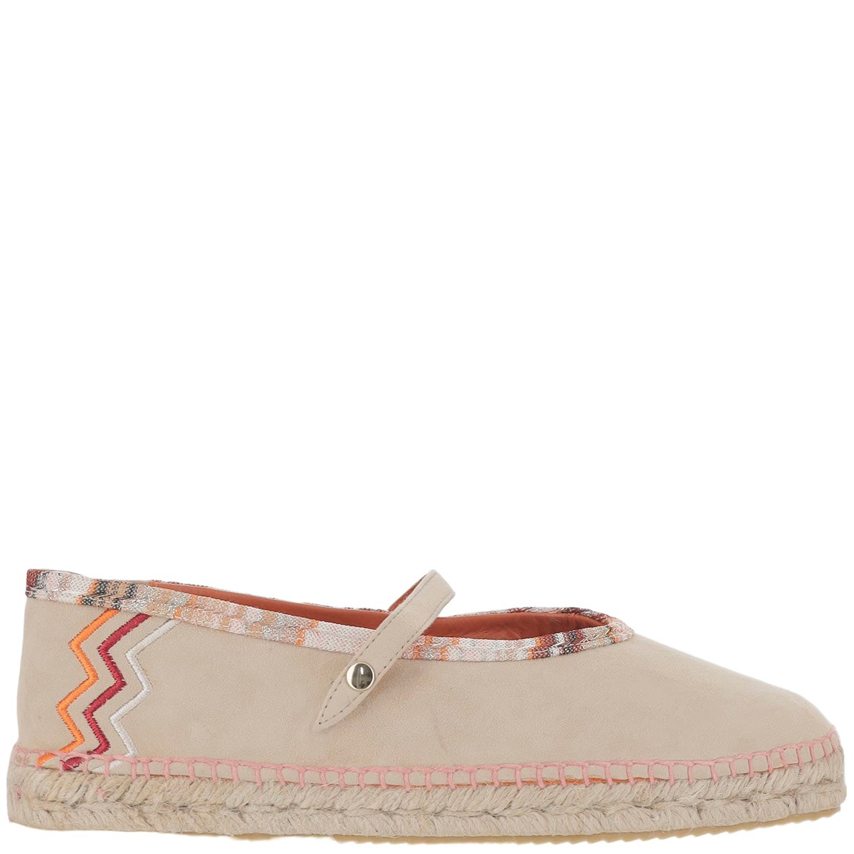 Missoni Elle Zigzag Espadrille Flats Multicoloured Missoni