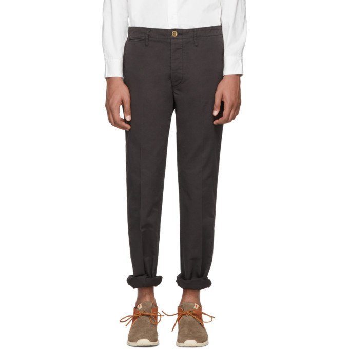 Photo: Visvim Black Slim Chino Trousers