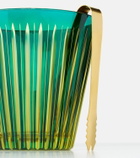 L'Objet Prism ice bucket and tongs set
