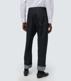 The Row Ross mid-rise straight jeans