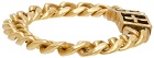 Ksubi Gold Aged Mogul Bracelet