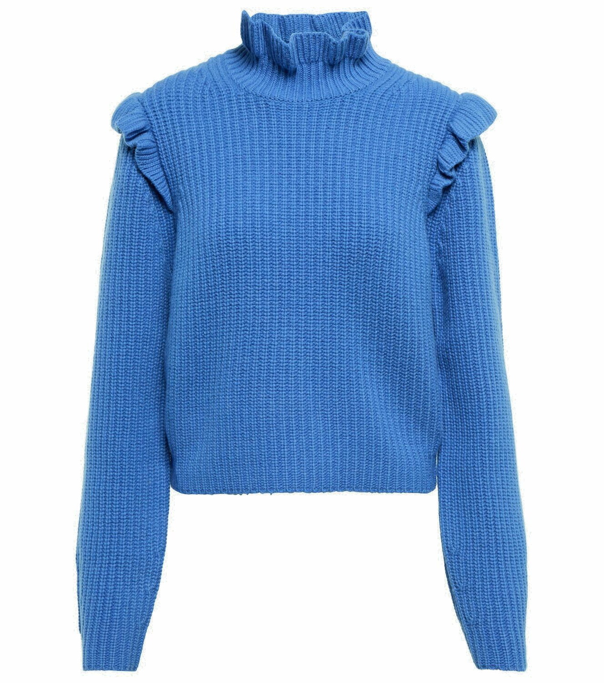 See by Chloe Grey Feminine Ruffle Sweater See by Chloe