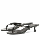 Anine Bing Women's Noelle Thong Heels in Black