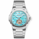 Waldhoff Navigator Automatic Blue Mother of Pearl Dial Mens Watch MW-22-CM