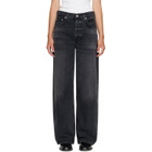 Citizens of Humanity Black Ayla Baggy Jeans