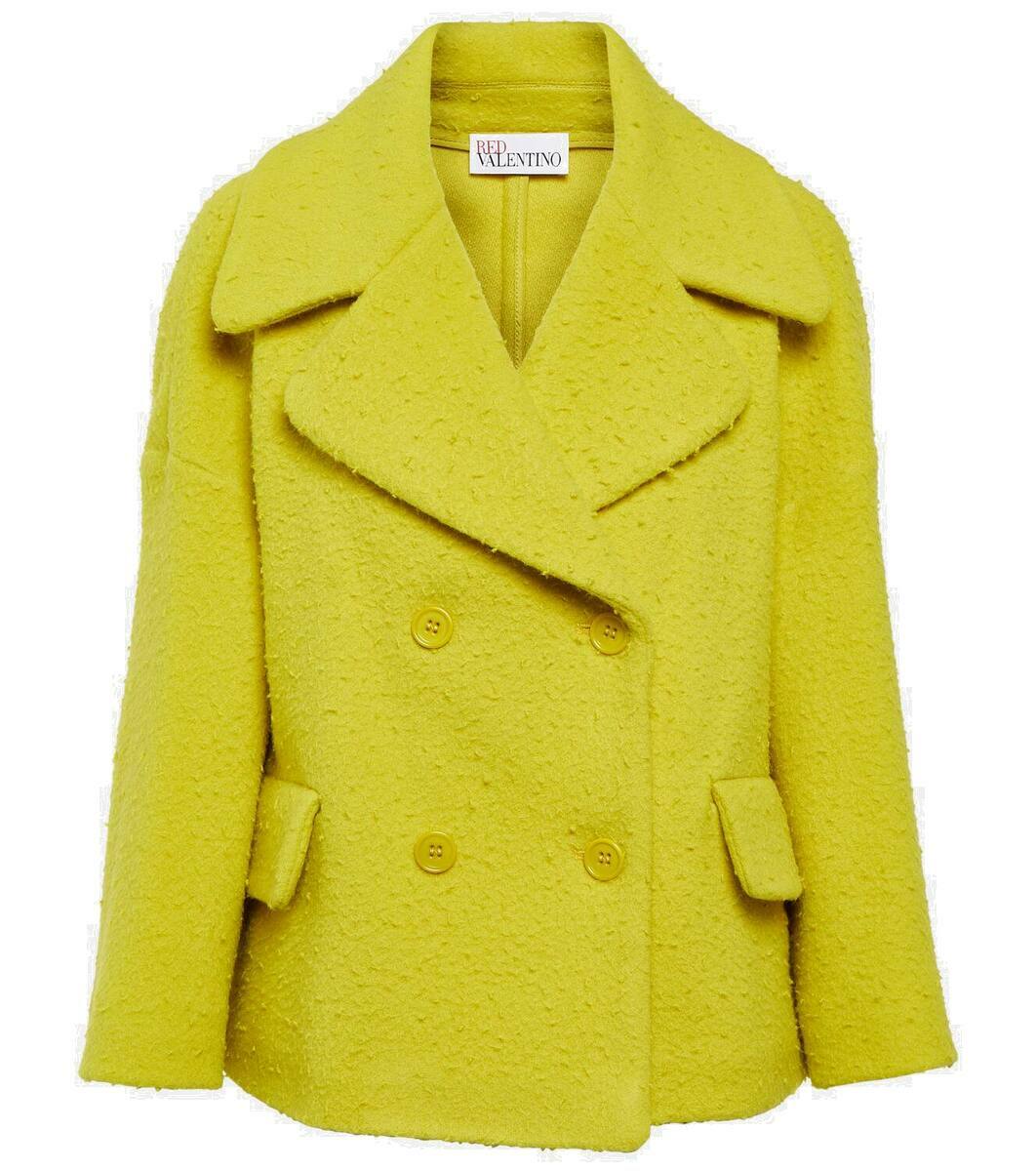 REDValentino Leopard-print faux fur coat RED Valentino