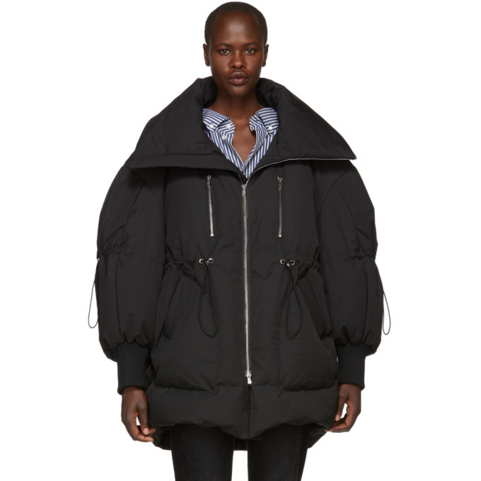 Chen Peng Black Down Bubble Jacket