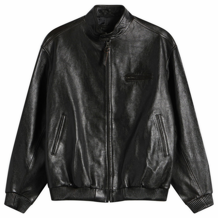 Photo: Nothing Written Women's Leather Single Rider Jacket in Black