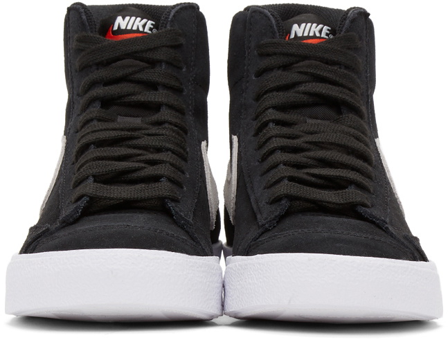 nike black suede blazers
