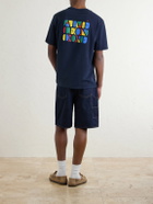 Aimé Leon Dore - Logo-Print Cotton-Jersey T-Shirt - Blue