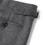 Kingsman - Rocketman Grey Slim-Fit Wool-Flannel Suit Trousers - Gray