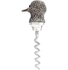 Asprey - Oxidised Sterling Silver Duck Corkscrew - Silver