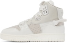 Acne Studios Off-White Leather High-Top Sneakers