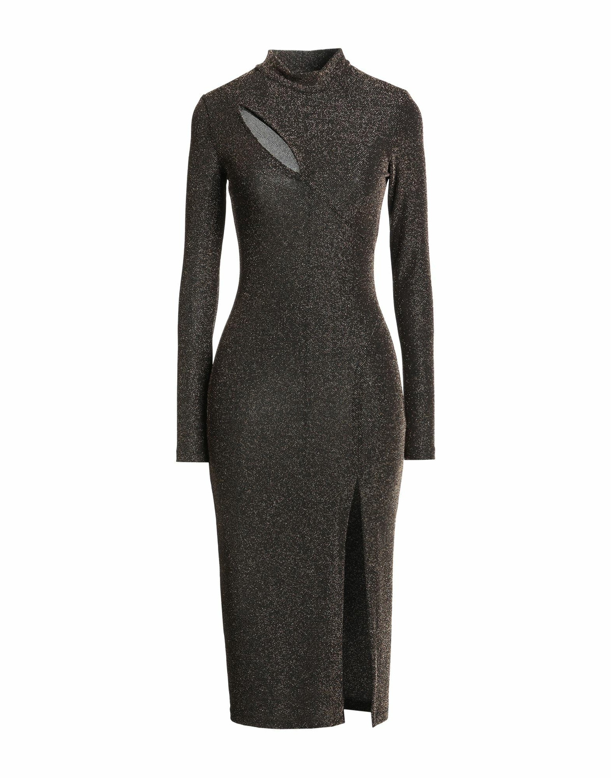 Just Cavalli Womens Midi dress in Gold