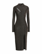 Just Cavalli Womens Midi dress in Gold