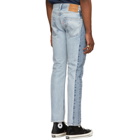 Levis Blue Regular Taper 502 Jeans