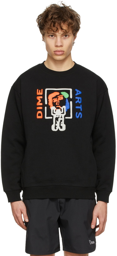 Photo: Dime Black Dimearts Puff Sweatshirt