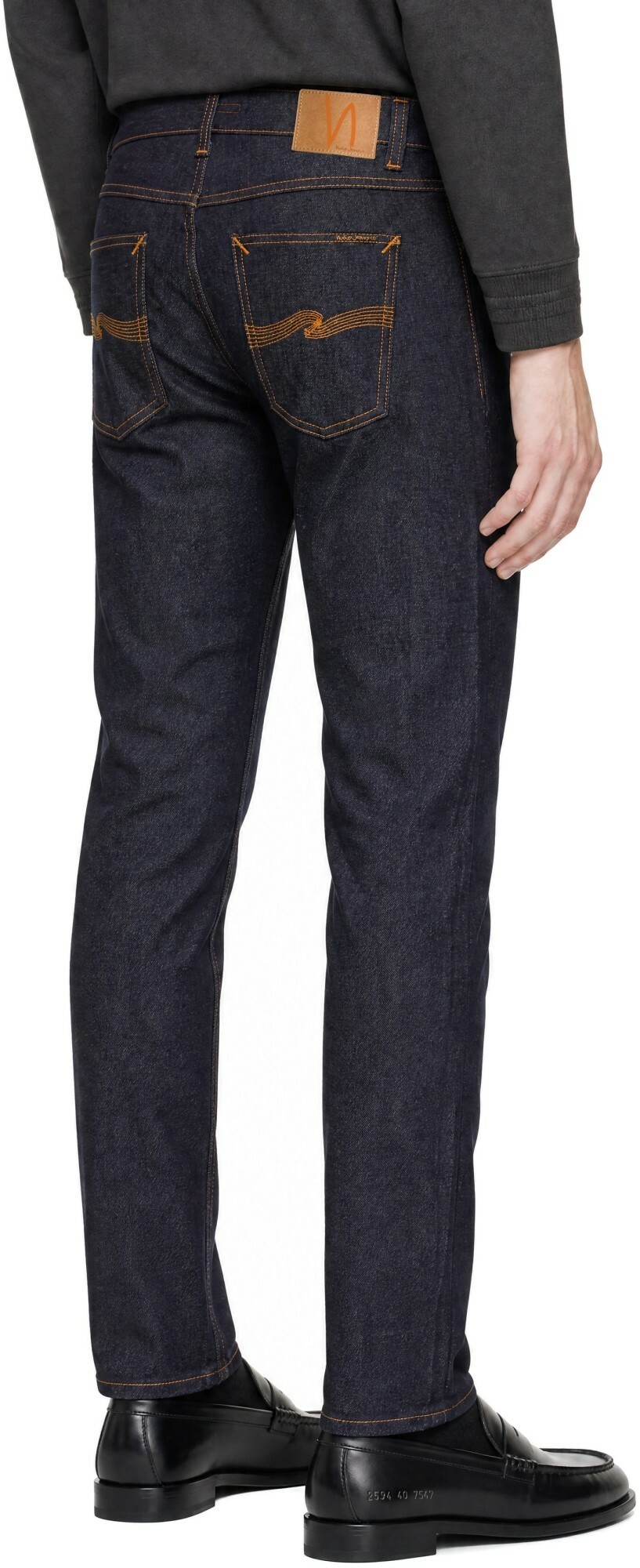 Nudie Jeans Navy Lean Dean Jeans