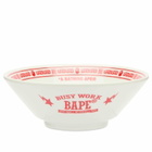 A Bathing Ape Men's Ramen Bowl in White 
