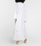 Nili Lotan Nelya embroidered cotton maxi dress