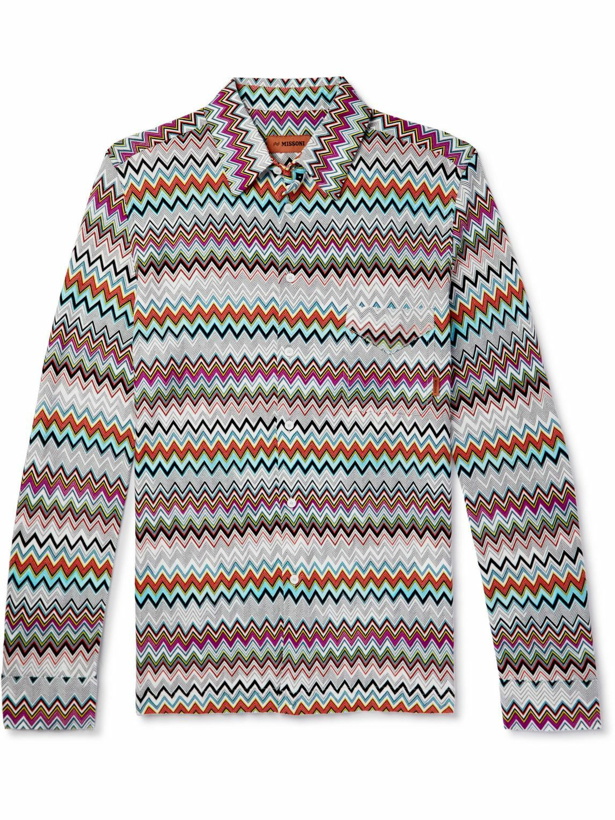 Photo: Missoni - Striped Cotton-Blend Shirt - Multi