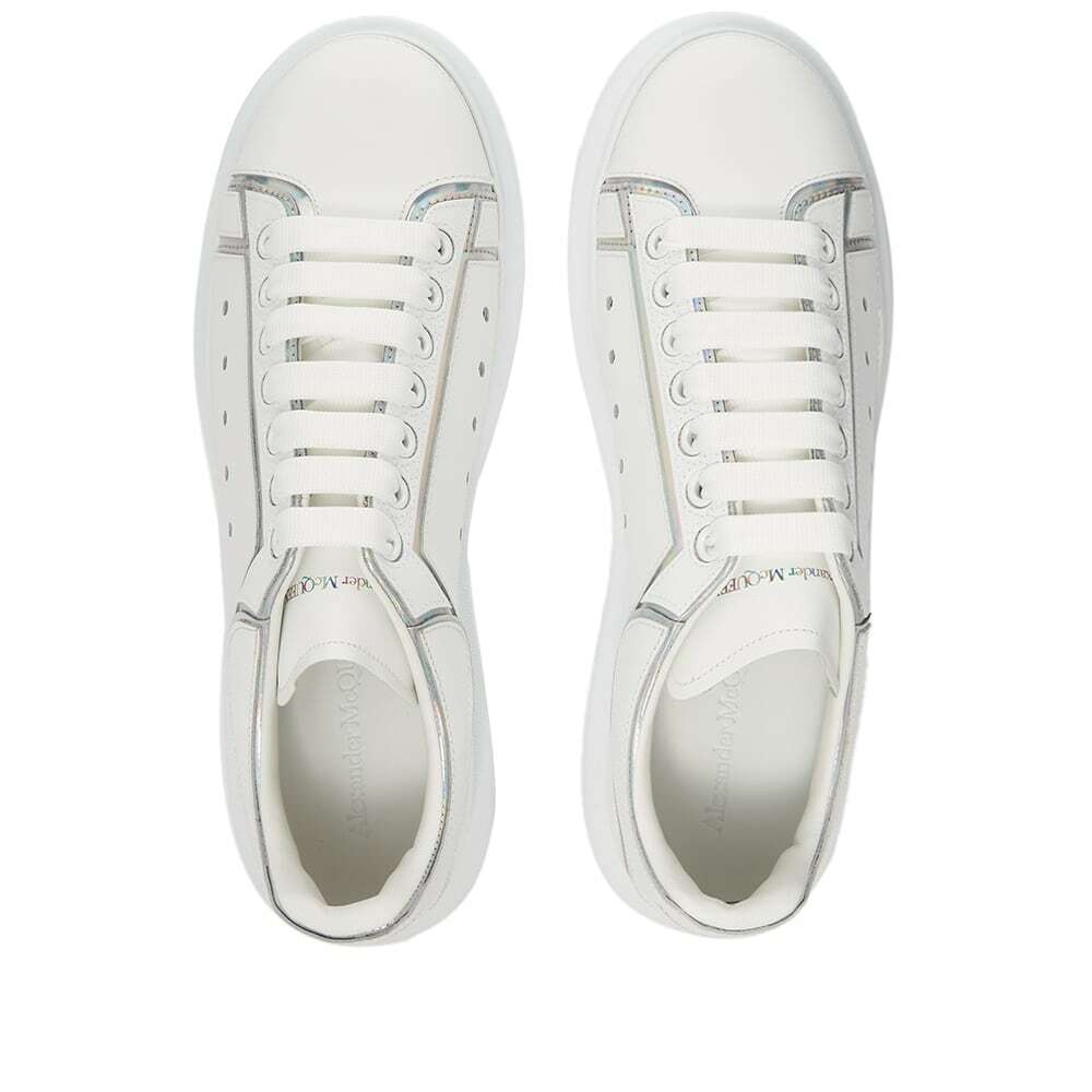 White Sneakers With Holographic Heel Alexander Mcqueen | chwssc.co.zm