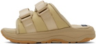 Suicoke Beige MOTO-Run Sandals