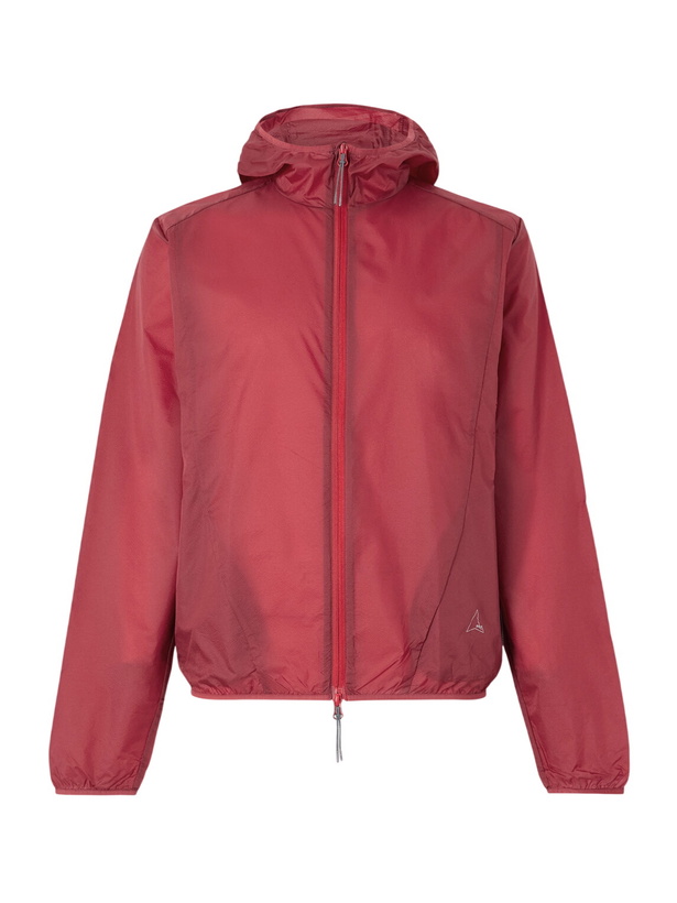 Photo: ROA - Hue Logo-Embroidered Micro Nylon-Ripstop Hooded Jacket - Red