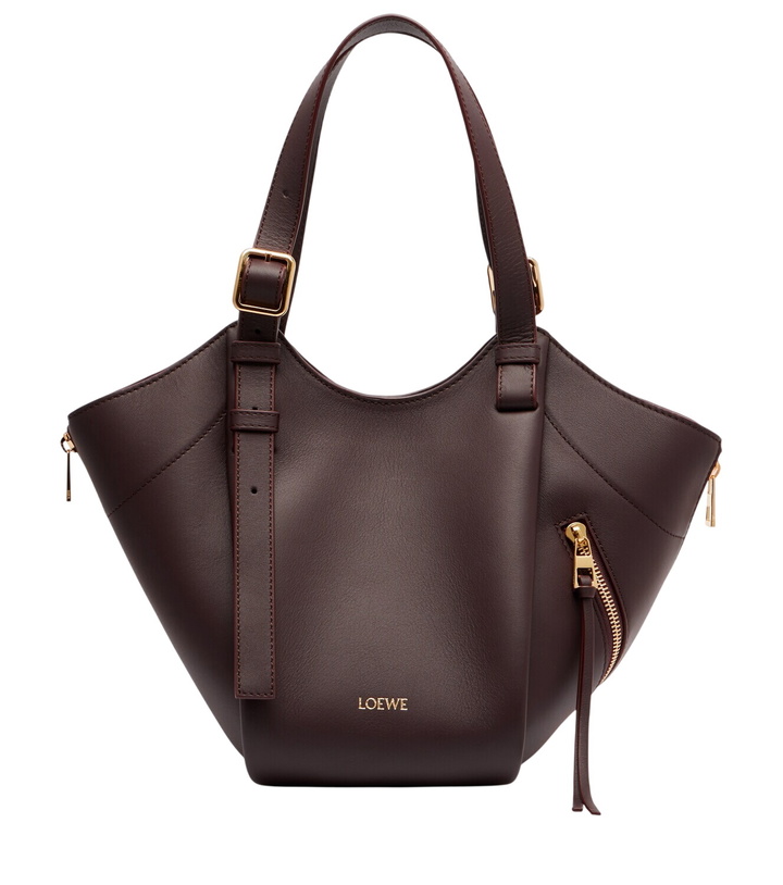 Photo: Loewe Hammock Flip Medium leather tote bag