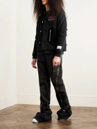 Gallery Dept. - Riley Horror Appliquéd Quilted Cotton Jacket - Black