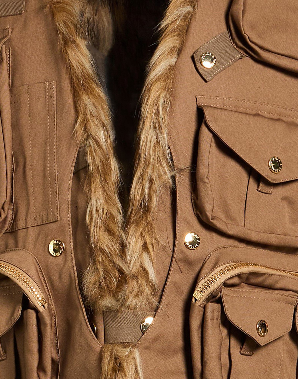 Dolce & gabbana Womens Vest Khaki