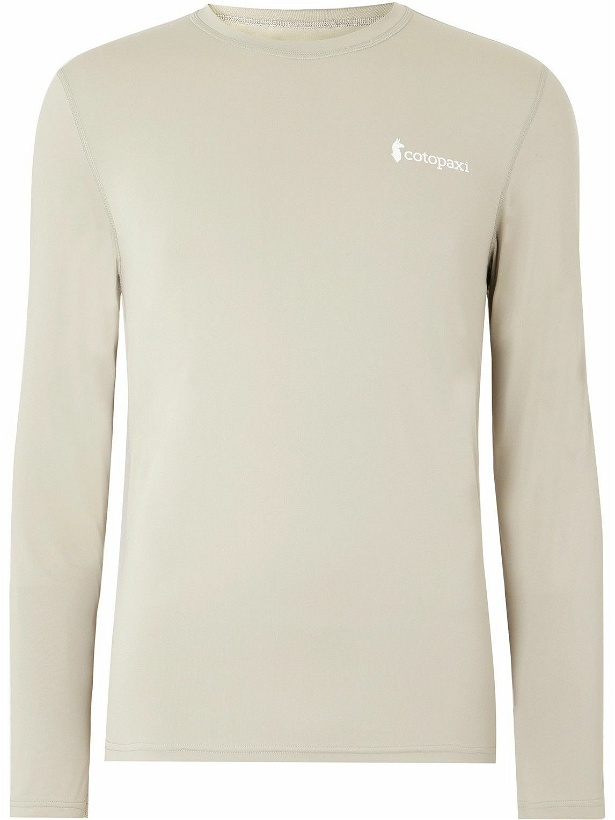 Photo: Cotopaxi - Fino Logo-Print Recycled-Jersey T-Shirt - Gray