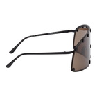 Rick Owens Brown Shielding Sunglasses