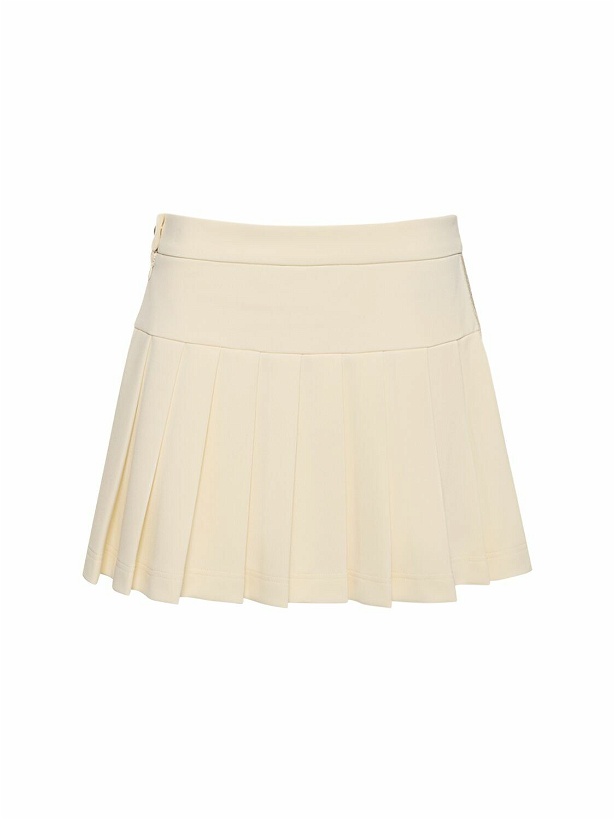 Photo: PALM ANGELS - Pleated Nylon Track Skirt