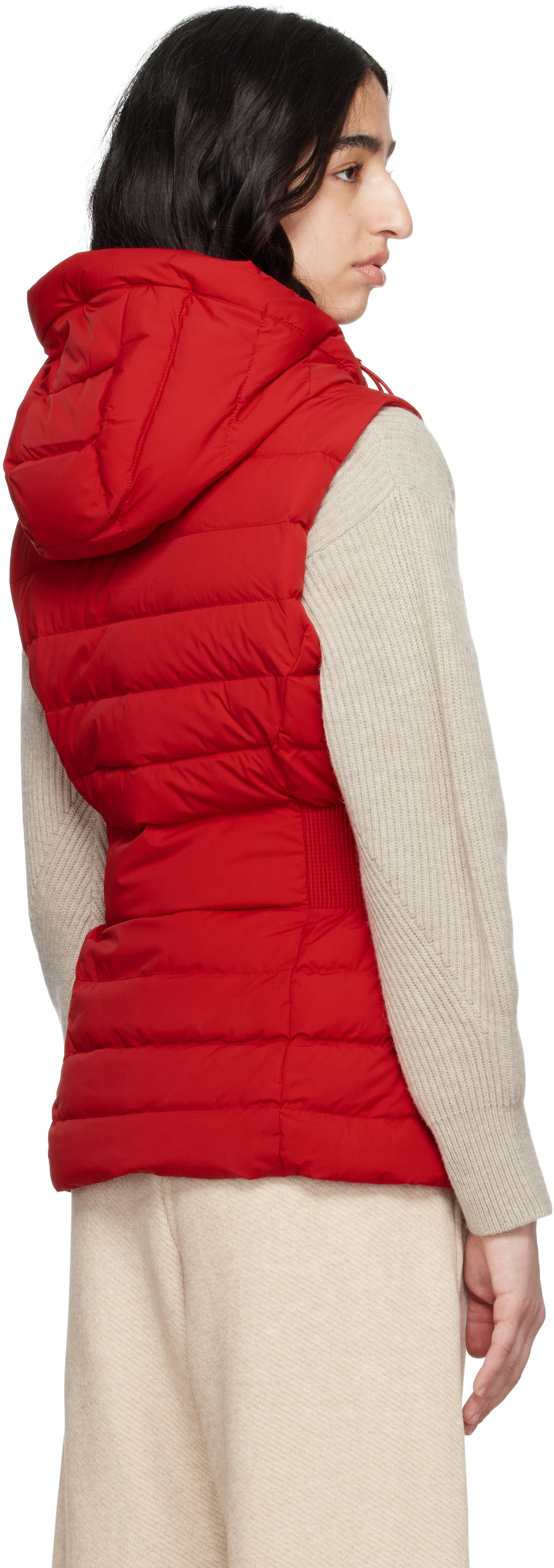 MACKAGE Red Hoshi Hooded Light Down Vest
