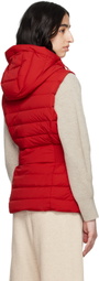 MACKAGE Red Hoshi Hooded Light Down Vest