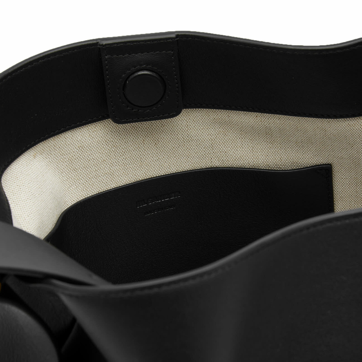 Jil Sander Women's Folded Tote in Black Jil Sander Jil Sander Women's Folded Tote in Black Jil Sander