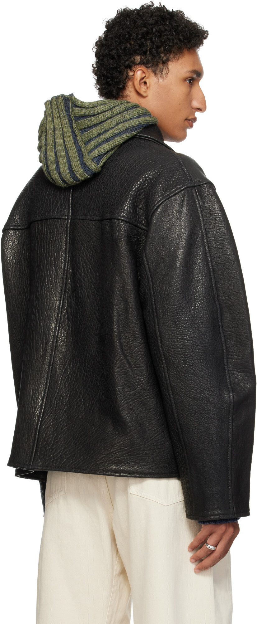 Cawley Black Flying Leather Jacket