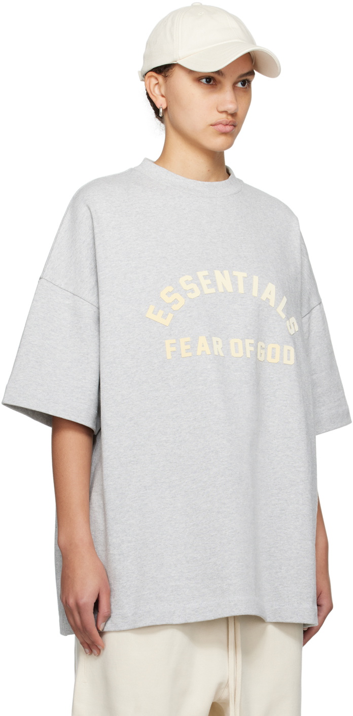 Fear of God ESSENTIALS Grey Crewneck T-Shirt Fear Of God Essentials