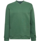 ADIDAS GOLF - Go-To Cotton-Blend Jersey Golf Sweatshirt - Green