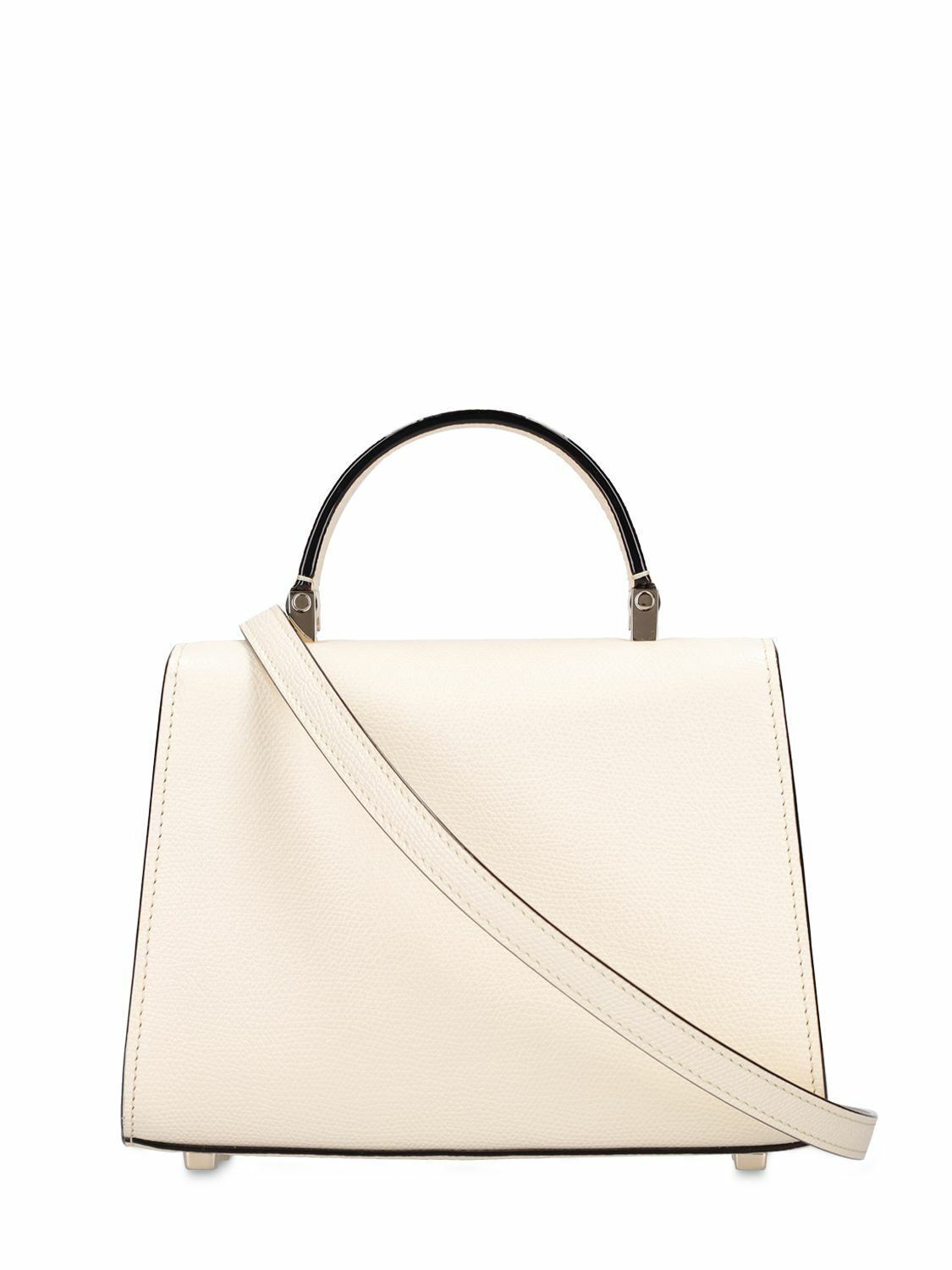 VALEXTRA - Micro Iside Grained Leather Bag Valextra