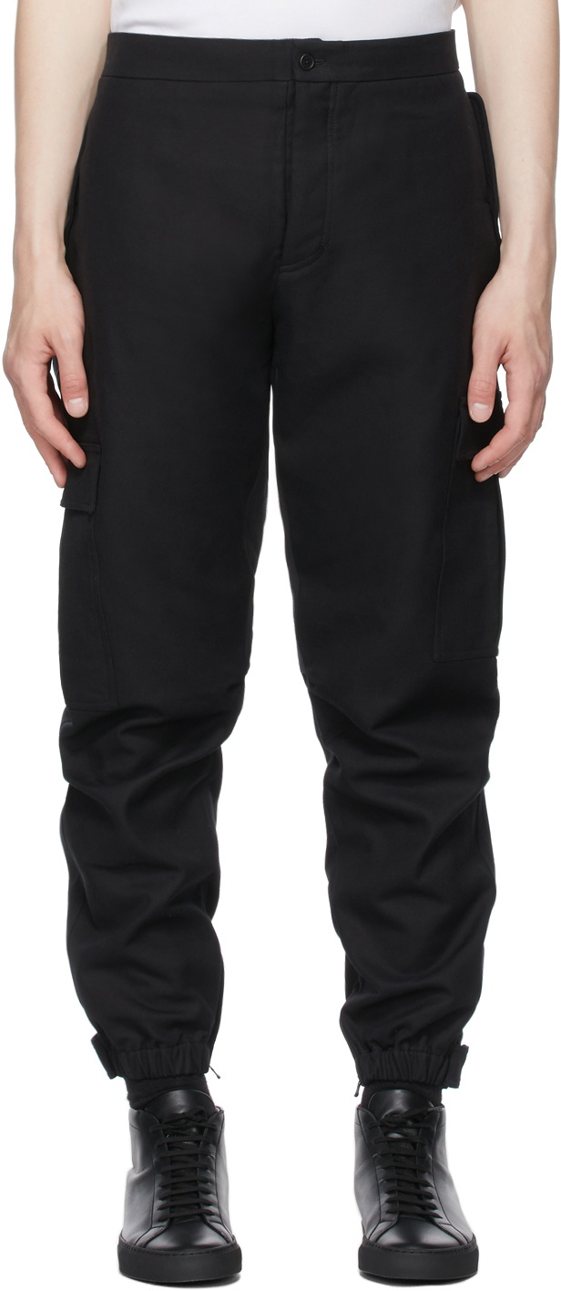WARDROBE.NYC Black Cotton Cargo Pants