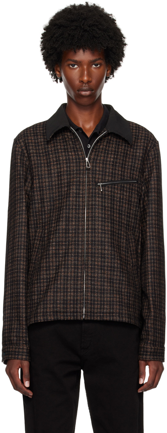 PS by Paul Smith Brown & Black Check Jacket