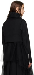 Comme des Garçons Black Black Belted Jacket